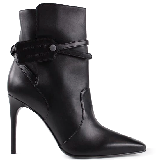 Off-White Black Calfskin Women&