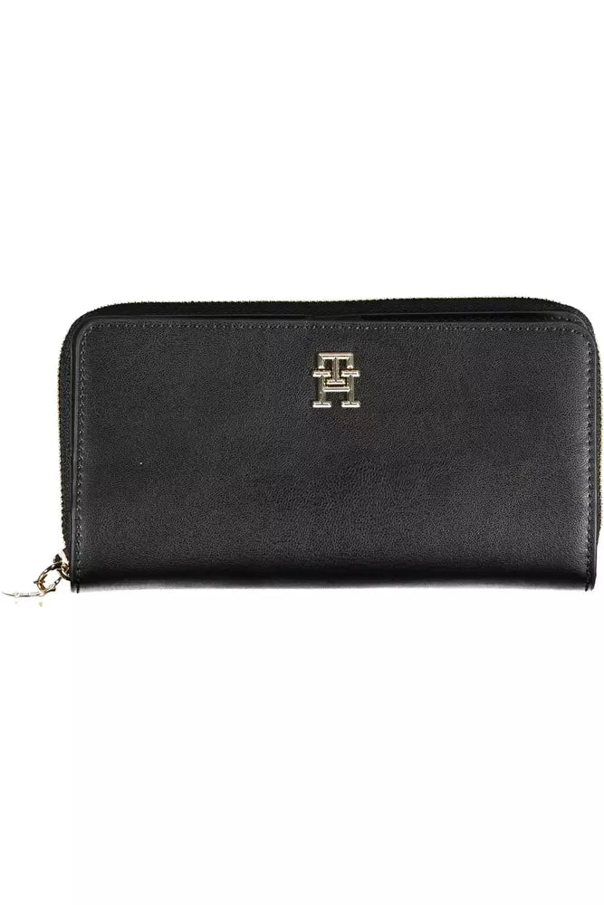 Tommy Hilfiger Elegant Black Polyethylene Wallet