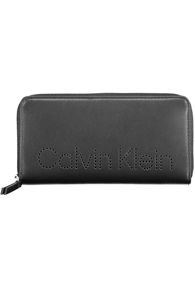 Calvin Klein Elegant Black Wallet with RFID Block &amp; Coin Purse