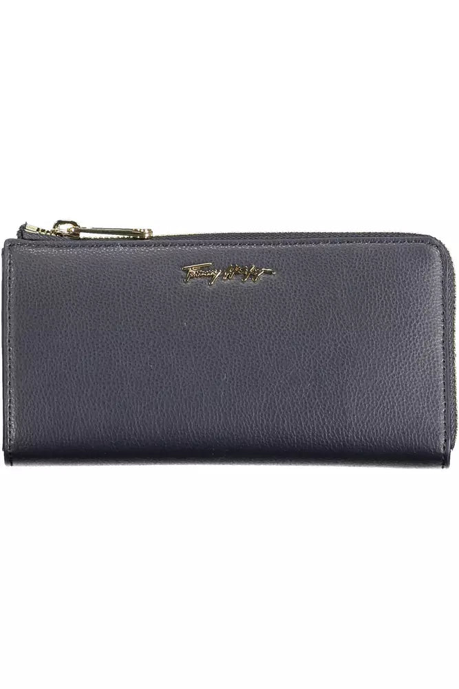 Tommy Hilfiger Chic Blue Polyethylene Wallet with Logo