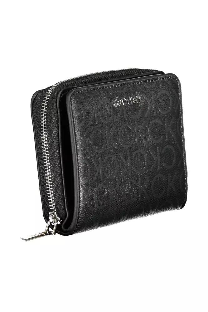 Calvin Klein Elegant Black Wallet with RFID Block &amp; Coin Purse