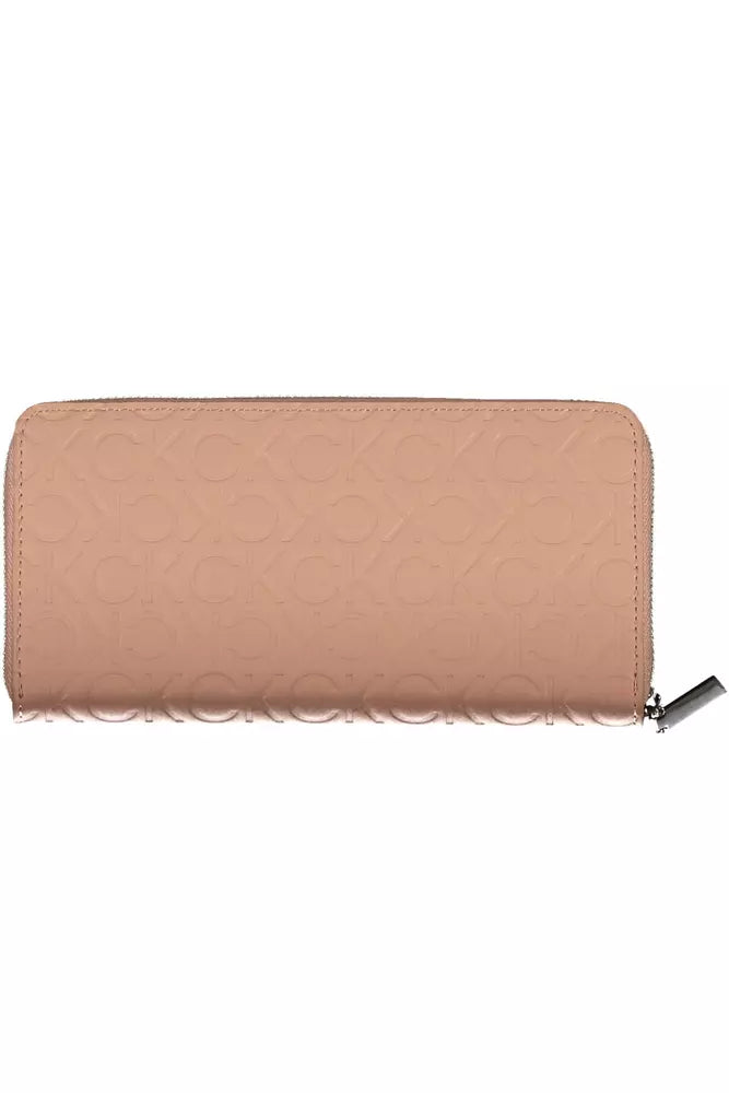 Calvin Klein Chic Pink RFID Wallet with Multiple Compartments