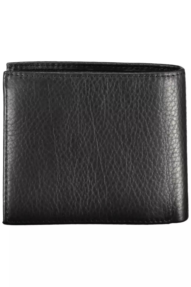 Tommy Hilfiger Elegant Black Leather Men&