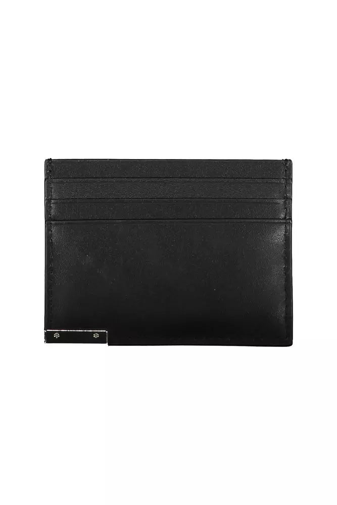 Calvin Klein Sleek Black Polyethylene Cardholder