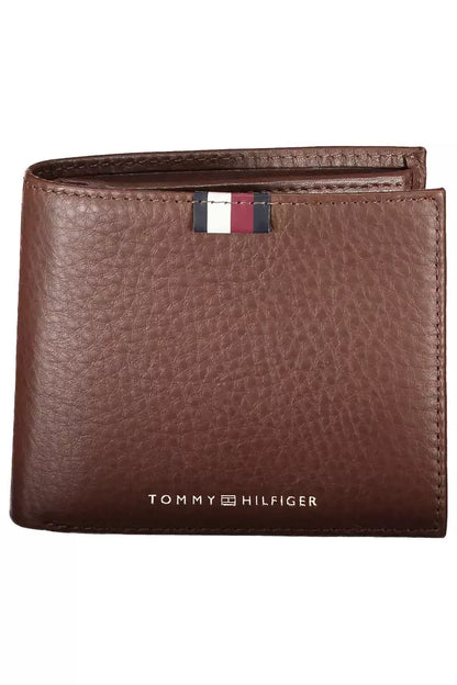 Tommy Hilfiger Elegant Leather Wallet with Contrasting Detail