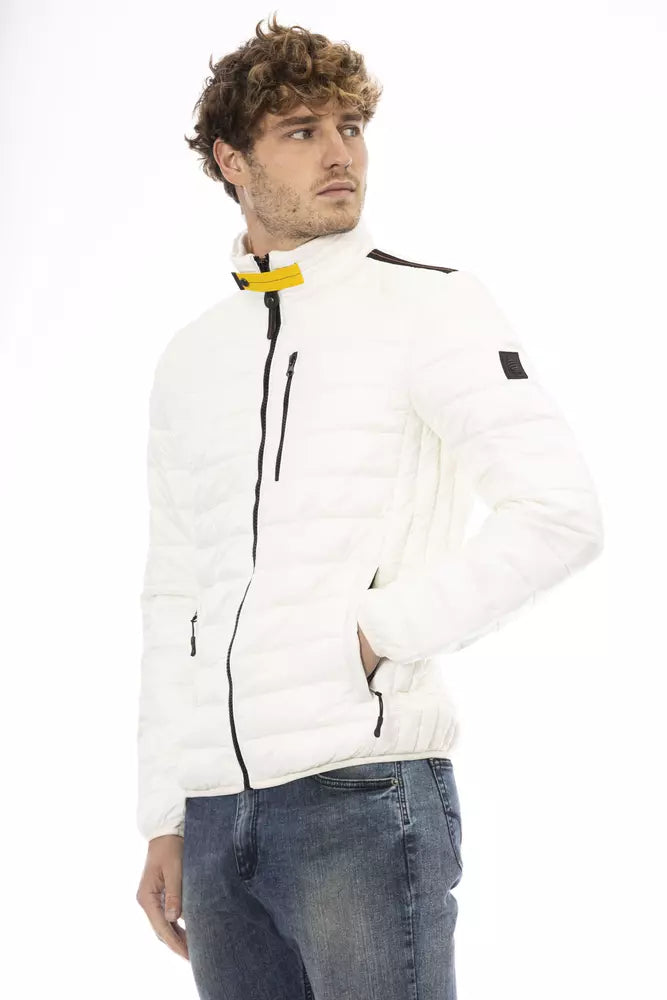 Marina Yachting Elegant White Nautical Jacket with Subtle Logo