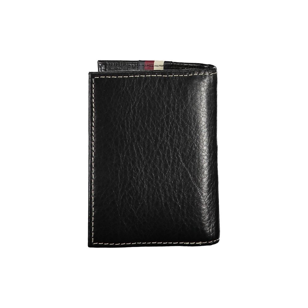 Tommy Hilfiger Elegant Leather Card Holder with Contrast Detailing