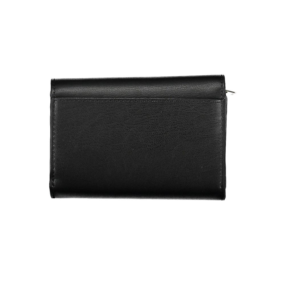 Tommy Hilfiger Chic Black Two-Compartment Wallet with Coin Purse