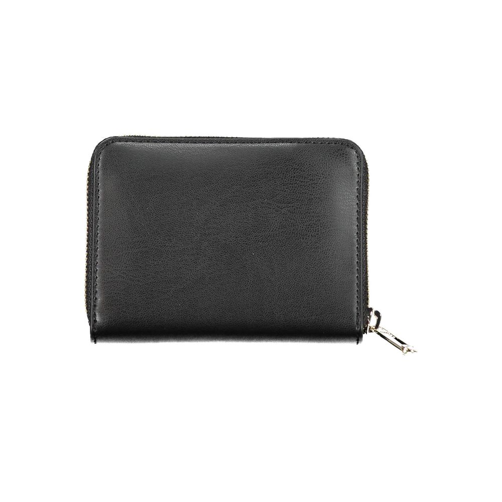 Tommy Hilfiger Chic Black Polyethylene Spacious Wallet