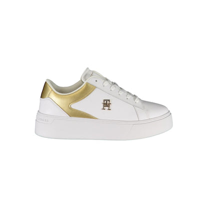 Tommy Hilfiger White Polyester Sneaker