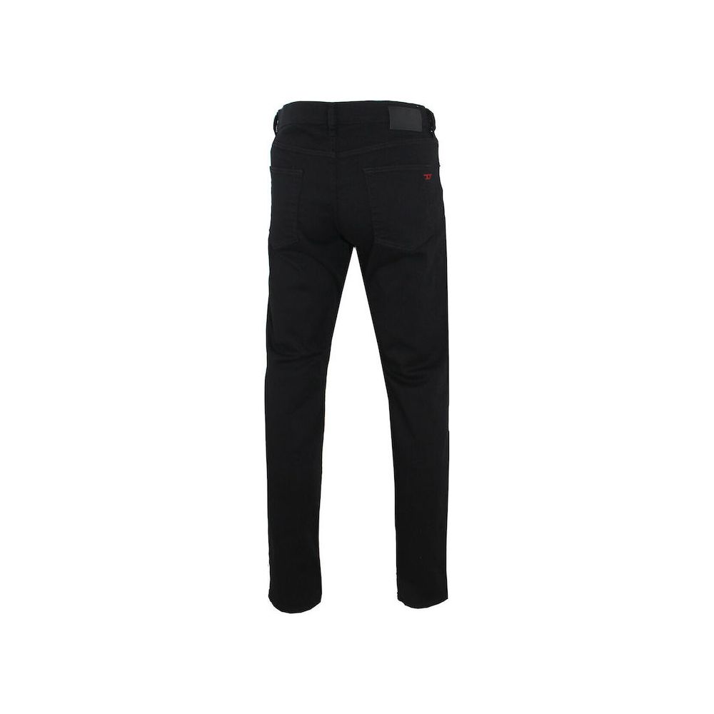 Diesel Black Cotton Jeans &amp; Pant