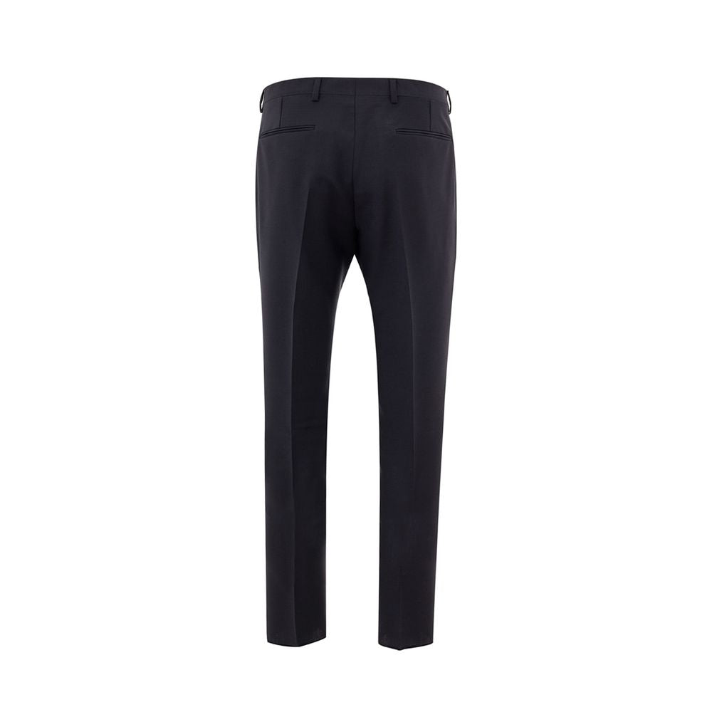 Valentino Elegant Blue Wool Trousers for Men