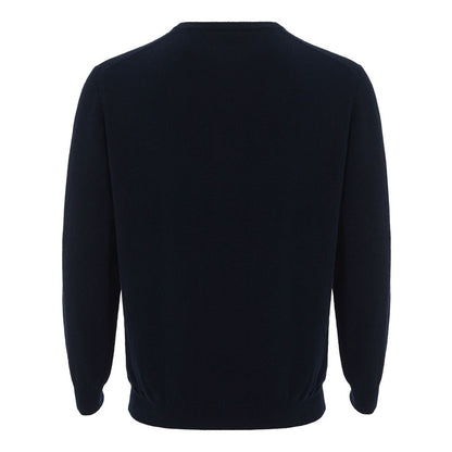 Colombo Elegant Cashmere Blue Sweater for Men