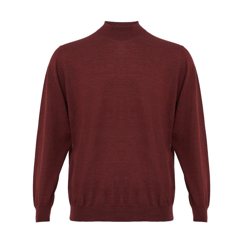 Colombo Elegant Cashmere Red Sweater for Men