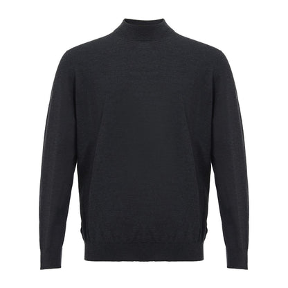 Colombo Elegant Gray Cashmere Sweater for Men