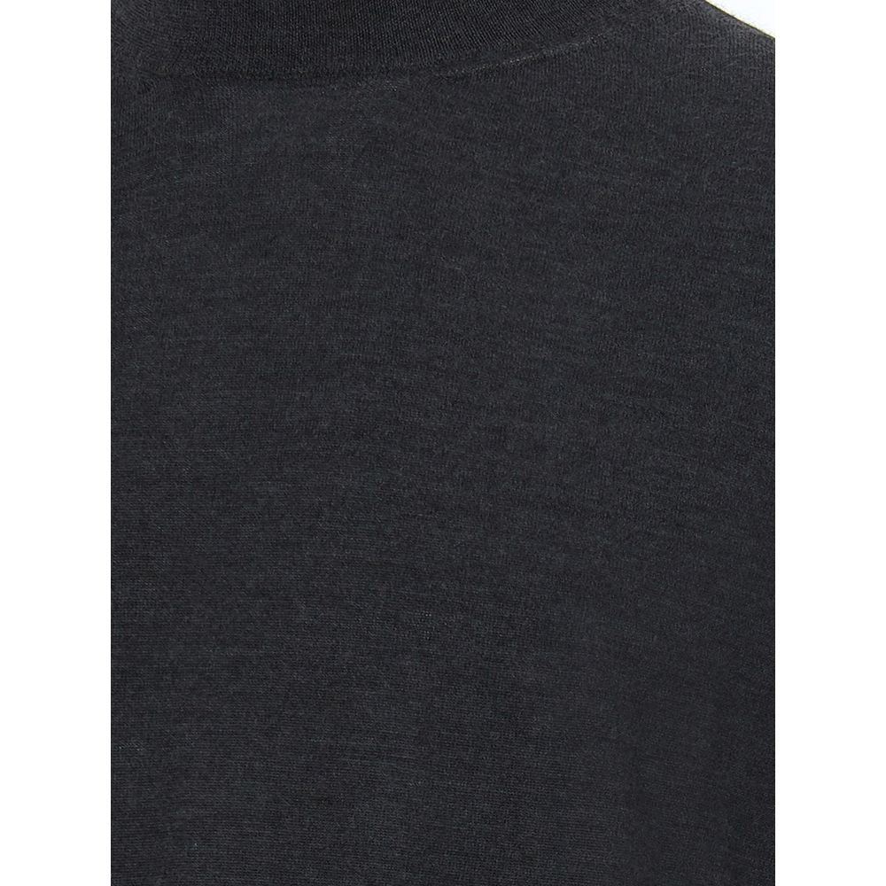 Colombo Elegant Gray Cashmere Sweater for Men