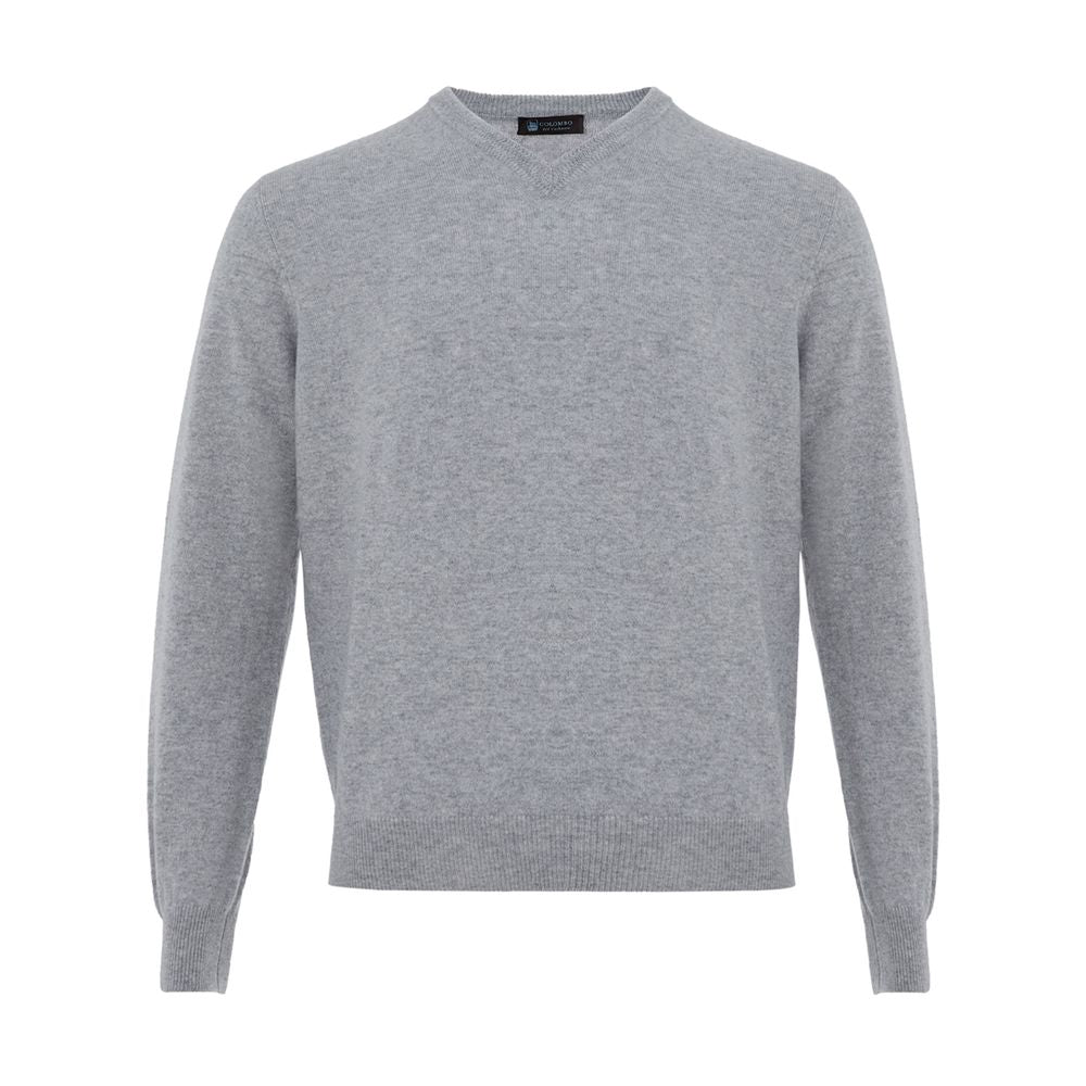 Colombo Elegant Gray Cashmere Men&