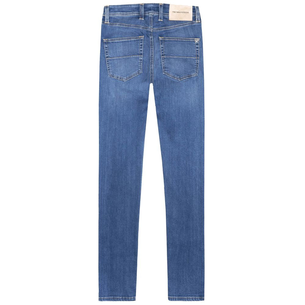 Tramarossa Light Blue Cotton Jeans &amp; Pant