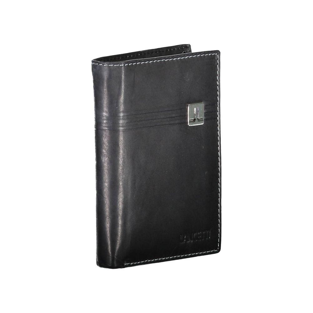 Lancetti Black Leather Wallet