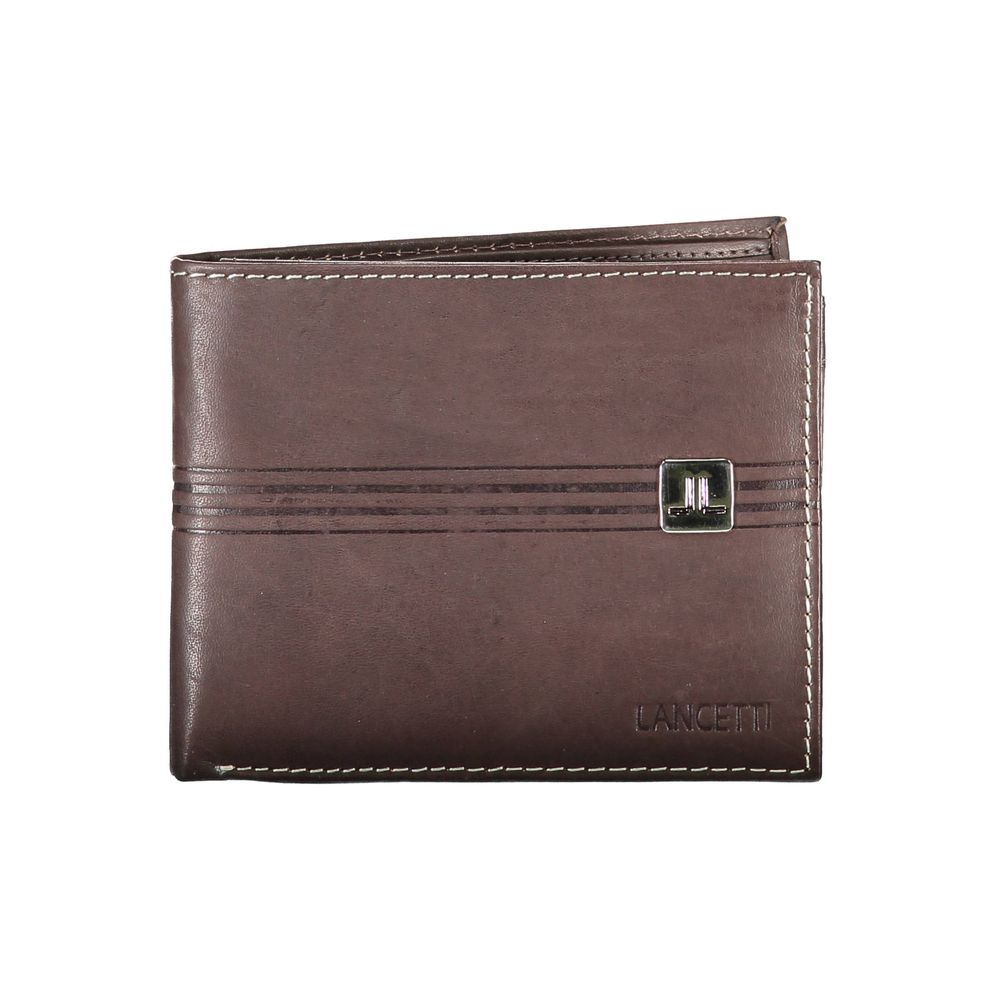 Lancetti Brown Leather Wallet