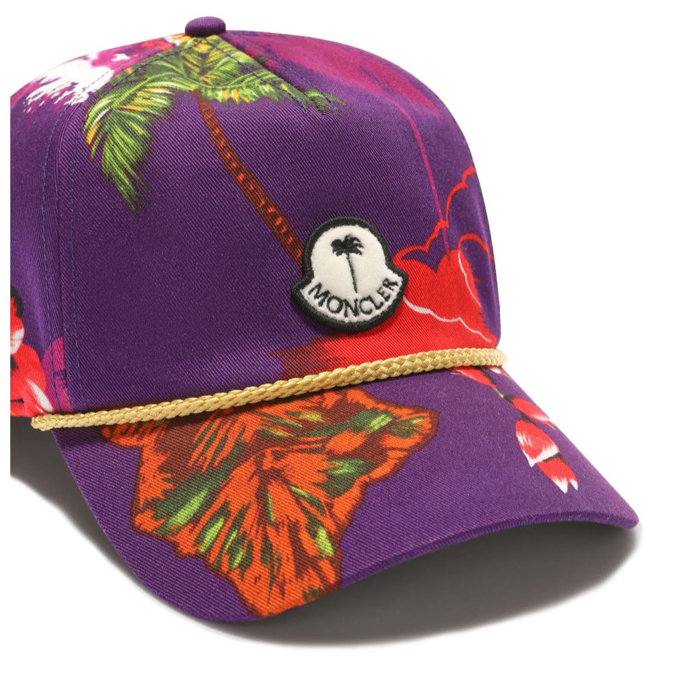 Moncler x Palm Angels Purple Cotton Hats &amp; Cap