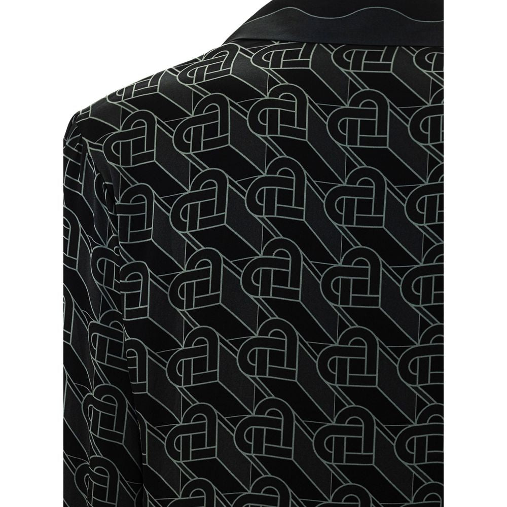 Casablanca Black Silk Shirt