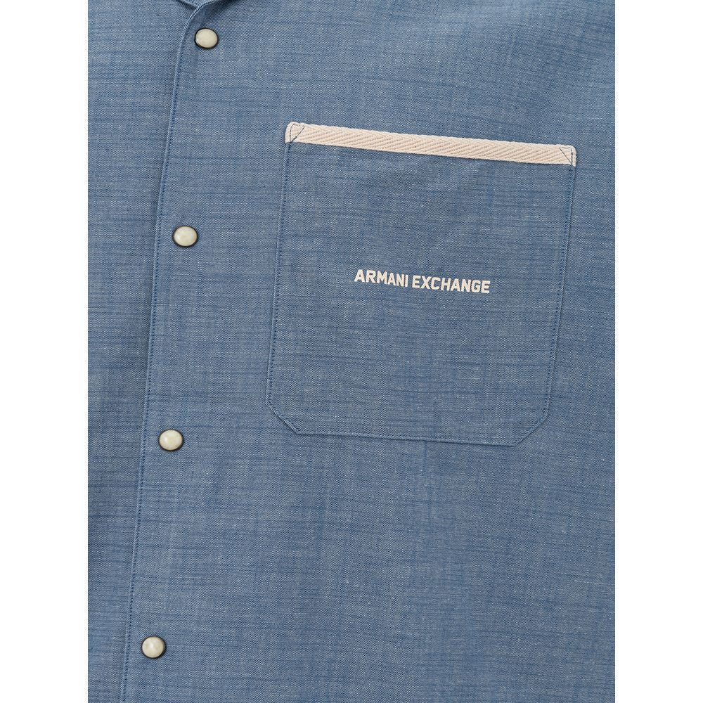 Armani Exchange Elegant Light Blue Men&