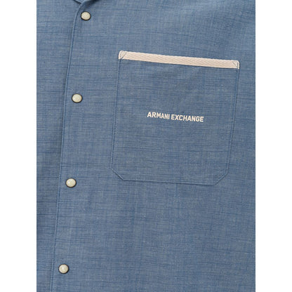 Armani Exchange Elegant Light Blue Men&