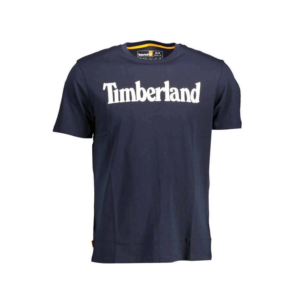 Timberland Blue Cotton Men T-Shirt