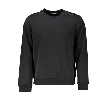 Calvin Klein Sleek Black Crew Neck Sweater