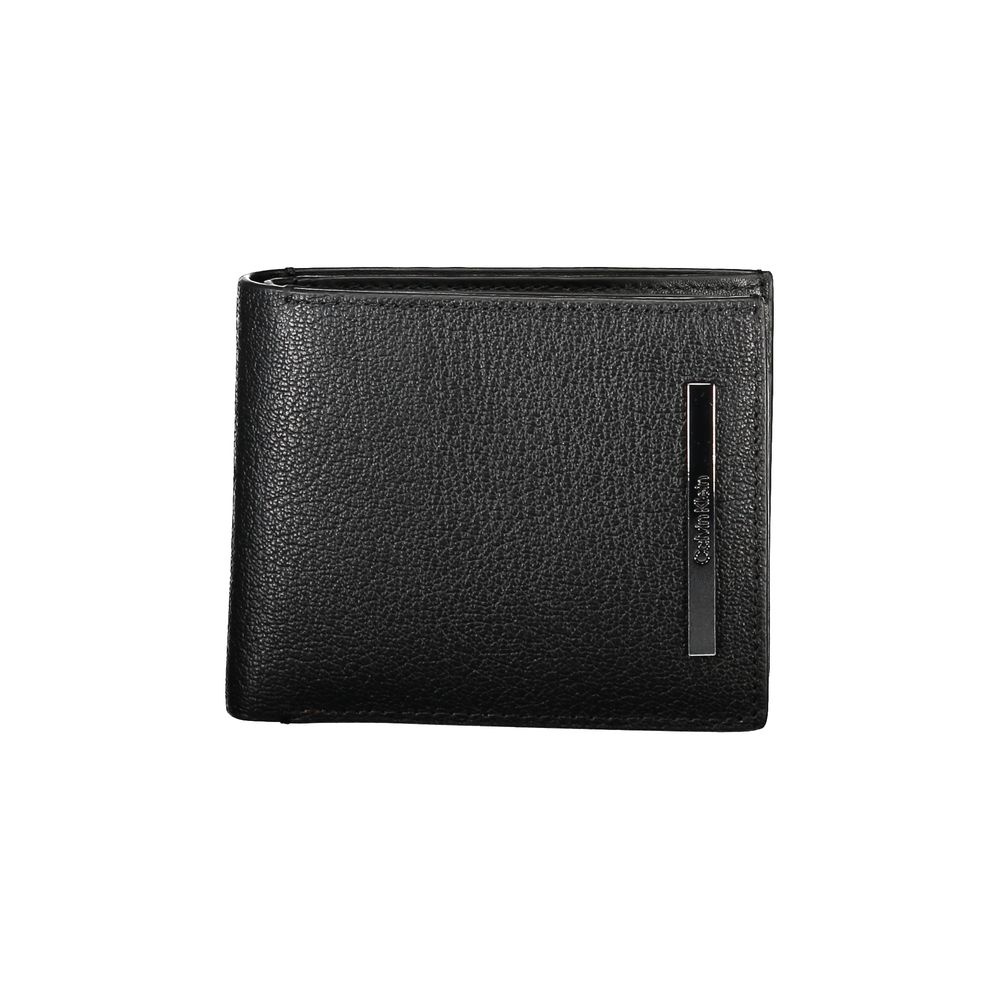Calvin Klein Elegant Black Leather Wallet with RFID Block