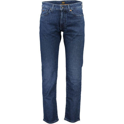 Hugo Boss Blue Cotton Jeans &amp; Pant