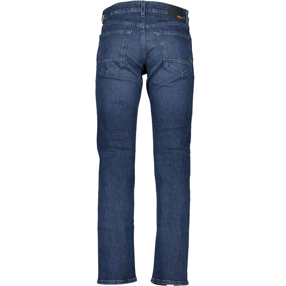 Hugo Boss Blue Cotton Jeans &amp; Pant